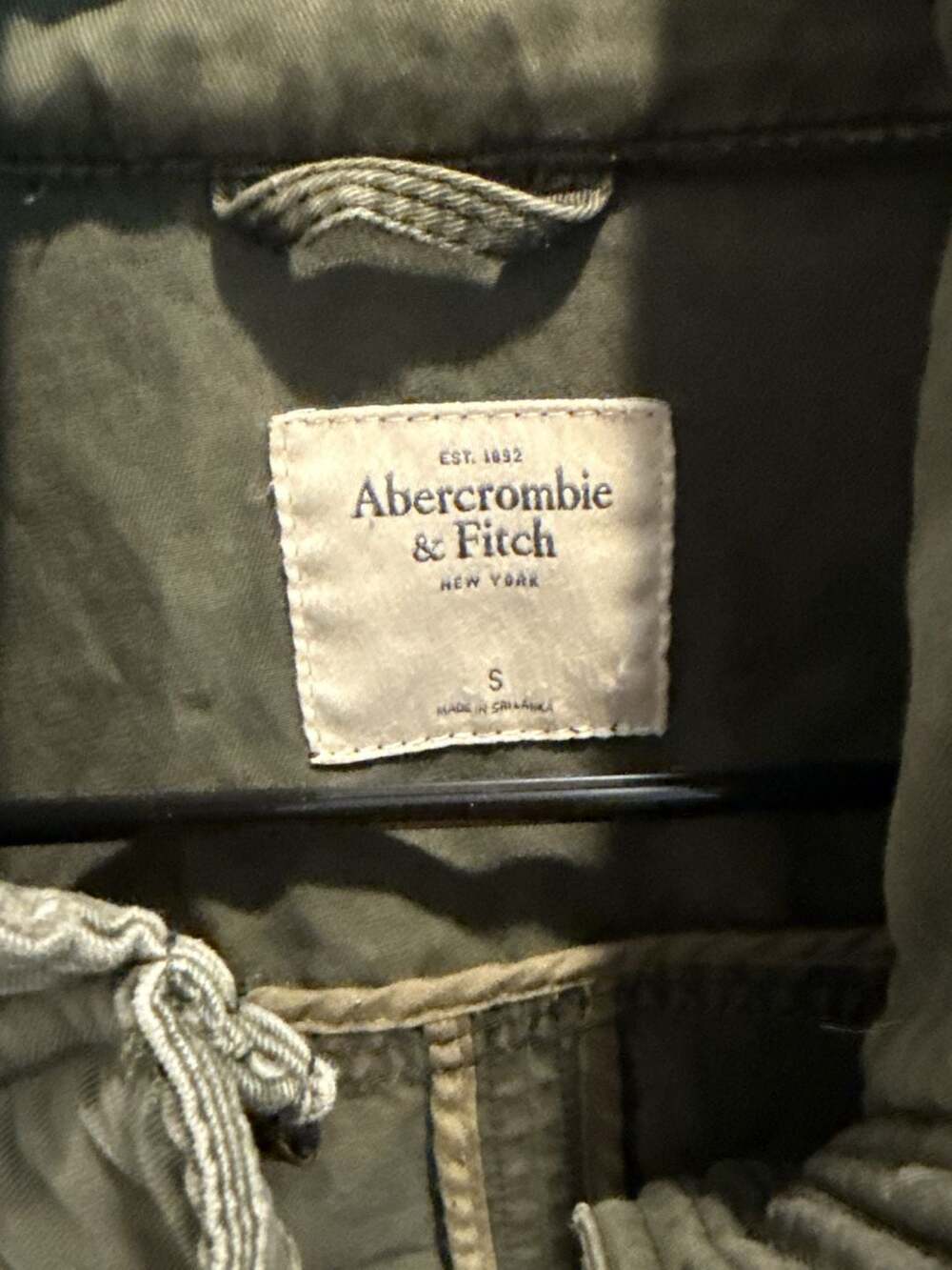 Abercrombie & Fitch Women's Olive Green Military Utility Jacket - Picture 2 of 6